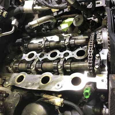 Engine camshafts and valvetrain inspection