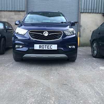 Vauxhall crossover finished and parked outside